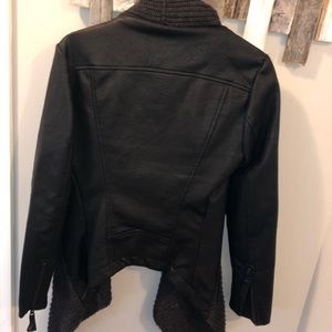 BNCI leather jacket/cardigan